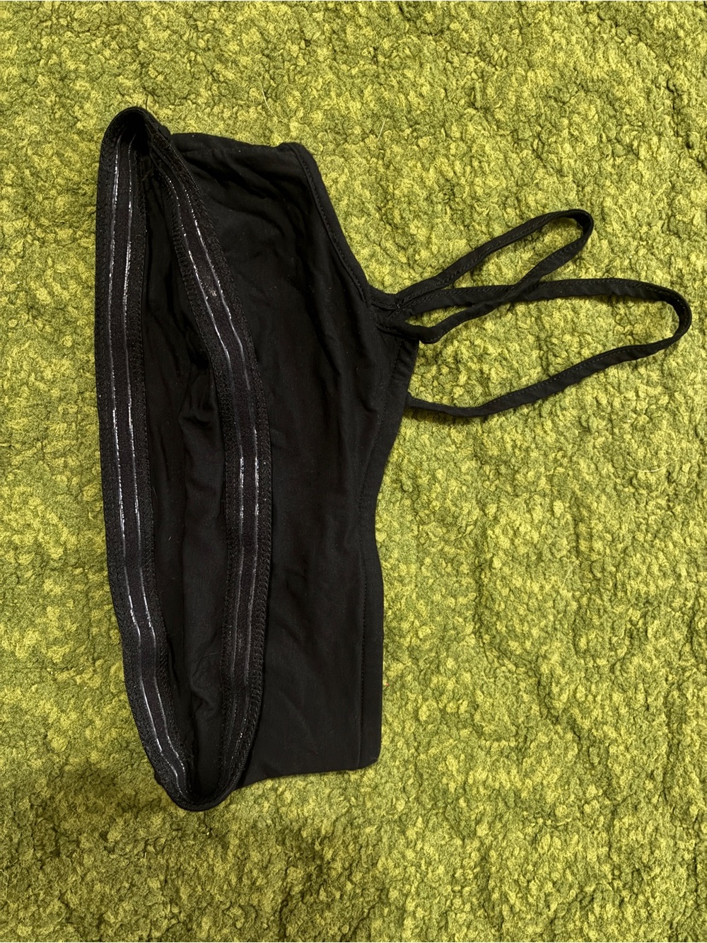 Helmut Lang Black Asymmetric Bralette Top - Picture 5 of 8